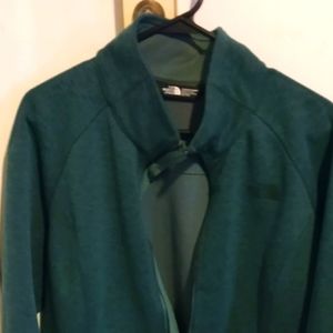 Women's green North face fleece